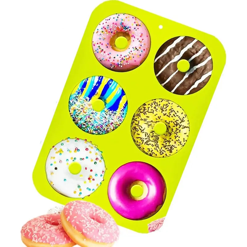 Moldes Silicona Donas Moldes De Silicona Donut Molde Dona Multicolor