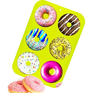 Moldes Silicona Donas Moldes De Silicona Donut Molde Dona Multicolor