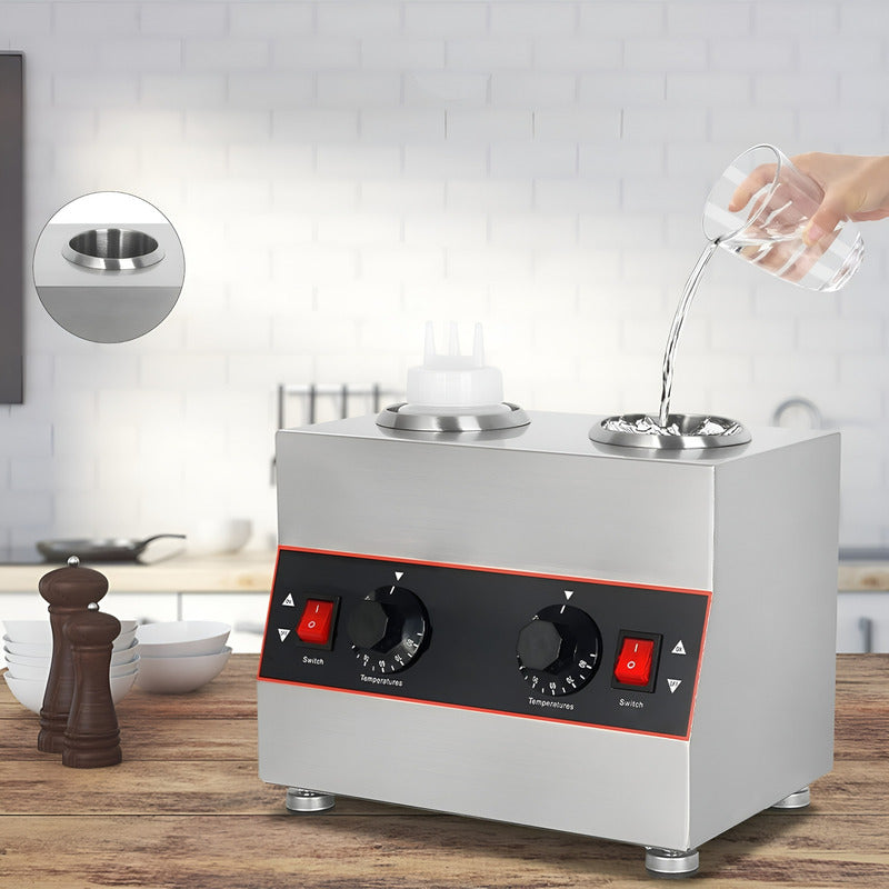 Dispensador Salsas Botellas Dispensadoras Envases 650ml Plateado