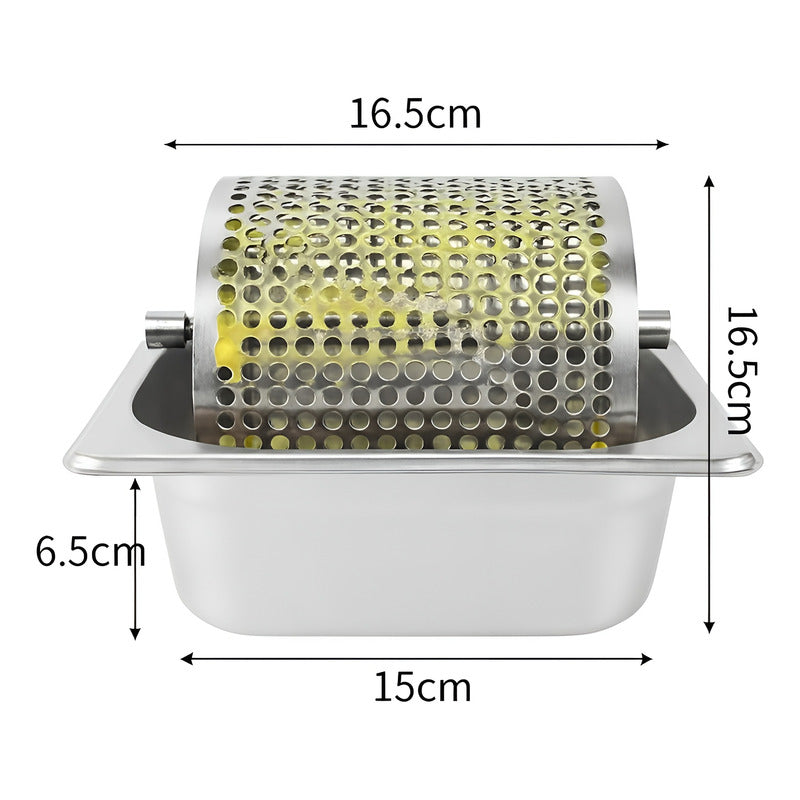 Mantequillera Rodillo Esparcidor De Mantequilla Rueda 60mm Plateado