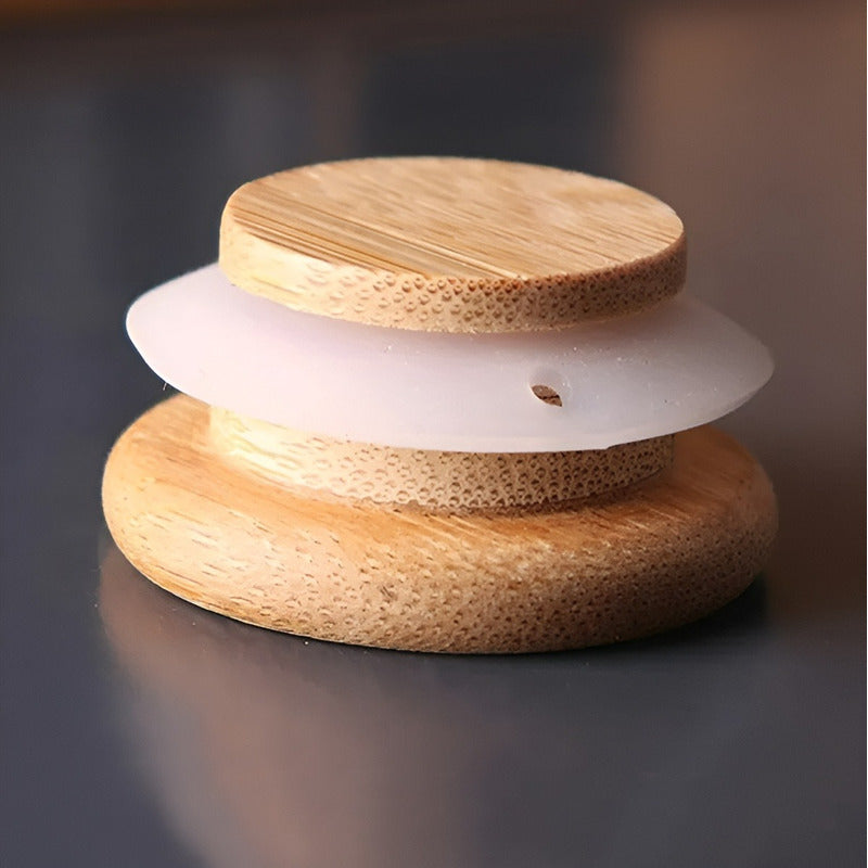 Organizador Condimentos Especieros Cocina Porta Condimentos Marrón Claro / Especieros Cocina / 3 Frascos