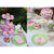 X10 Vasos Desechables Decoración Vaso Cumpleaños Rosado 1607