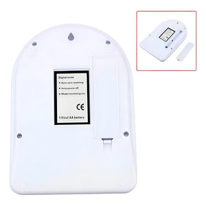 Balanza Pesa Digital Para Alimentos Cocina Chef Comercio Capacidad Máxima 10 Kg Color Blanco