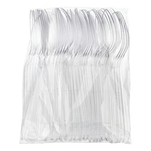 Pack De 200 Mini Cucharas De Plástico Pasteleriuscl Transparentes Para Postre Y Helado