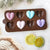 Molde Mini Corazon Diamante Molde Mini Corazón Geometrico 8 Marrón