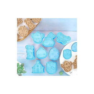 Pack X2 Moldes Galleta Pascua Cortadores Galletas Cortador Utensilios De Cocina Moldes Galletas Utensilios Cocina Cortador De Galletas Pascua Cortador Galleta Plastico Figuras De Pascua Pasteleriacl