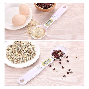 Balanza Digital Cocina Marca Cuchara Medidora 500g 500 Gr Blanco 0 G