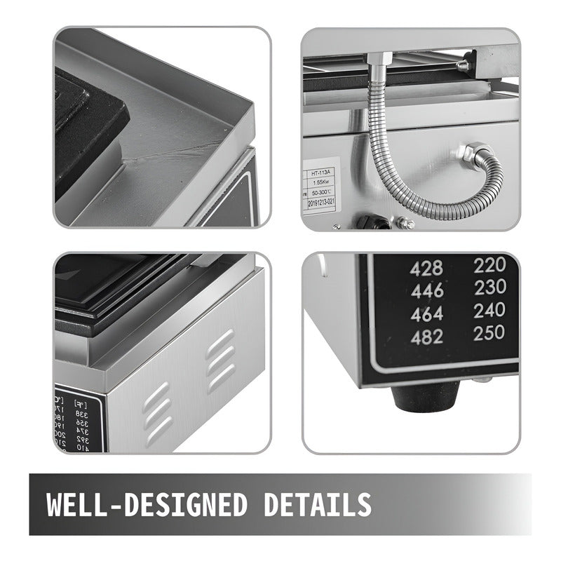 Sandwicheras Maquina Para Sandwiches Sanduchera Doble 1500w Plateado / Sandwicheras Doble