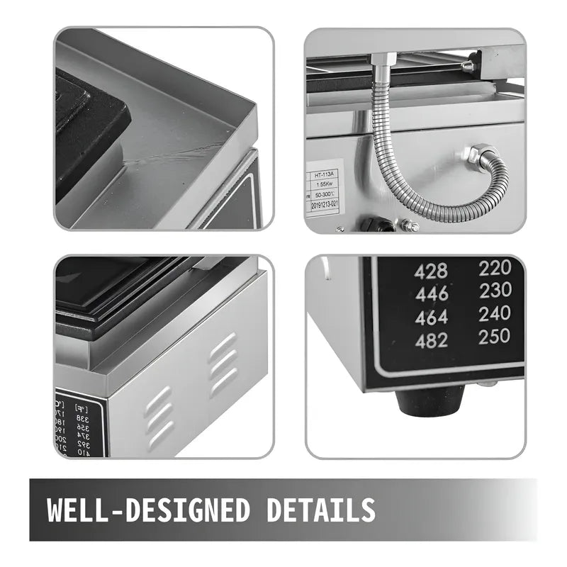 Sandwicheras Maquina Para Sandwiches Sanduchera Doble 1500w Plateado / Sandwicheras Doble