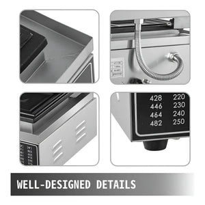 Sandwicheras Maquina Para Sandwiches Sanduchera Doble 1500w Plateado / Sandwicheras Doble
