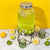 Dispensador De Bebida Acanalado Con Atril Dispensadores 5.5l Transparente / Dispensador 5.5l