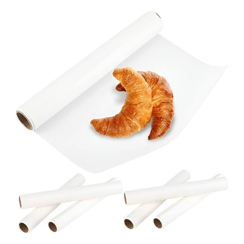 6 Rollo De Papel Mantequilla Papel Para Hornear Papel De 10m