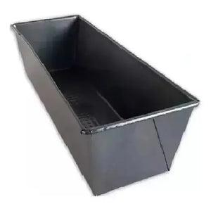 Molde Para Pan De 35 Cm Rectangular Color Negro Acero
