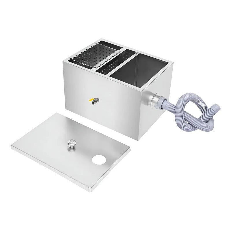 Trampa De Grasa Camaras Desgrasadoras Trampa Grasa Comercial Trampa Grasas Industrial Doméstica Desegrasadora Cocina Acero Inoxidable 40l Separador Agua Aceite Restaurante Lavaplatos Pasteleriuscl