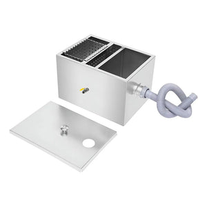 Trampa De Grasa Camaras Desgrasadoras Trampa Grasa Comercial Trampa Grasas Industrial Doméstica Desegrasadora Cocina Acero Inoxidable 40l Separador Agua Aceite Restaurante Lavaplatos Pasteleriuscl