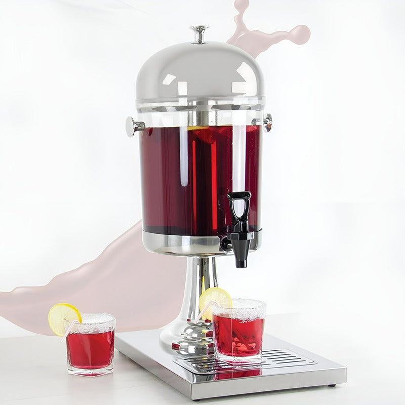 Dispensador De Bebidas Frías Comercial Dispensadores 8l Plateado