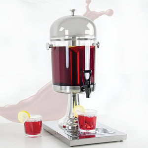 Dispensador De Bebidas Frías Comercial Dispensadores 8l Plateado