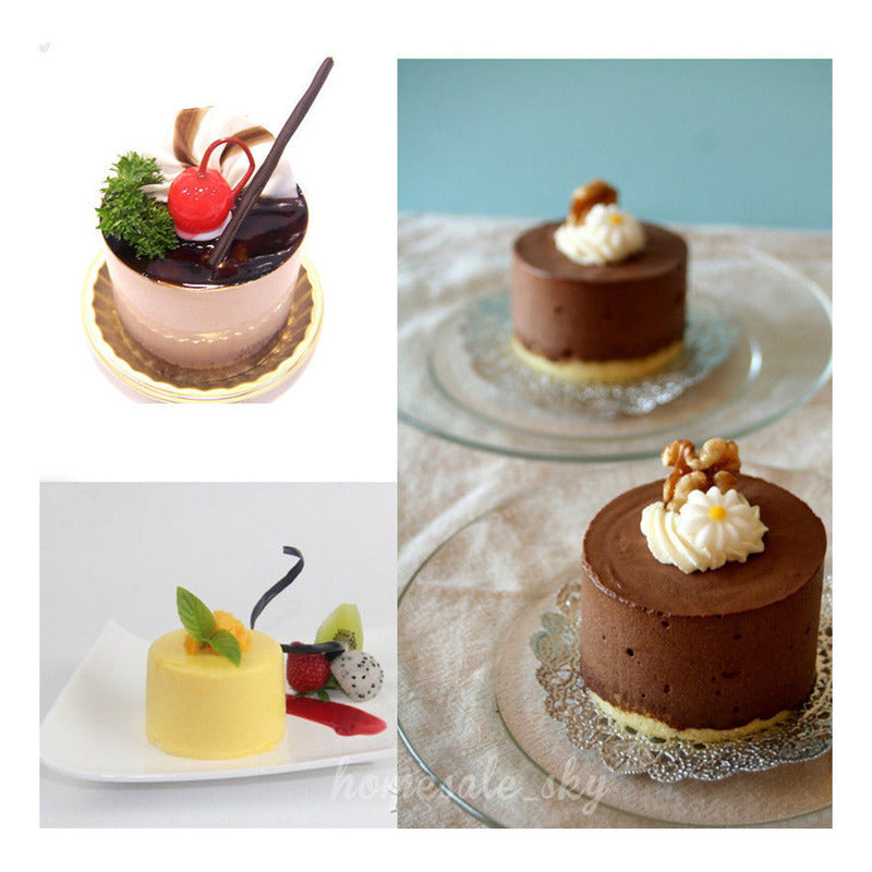 Molde De Silicona Cheesecake Molde Jabon Molde 6cavid Redond Multicolor