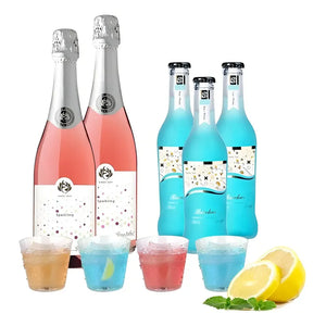 200 Vasos Shot Acrílico Para Postres Y Bebidas 30ml Pack De Fiesta