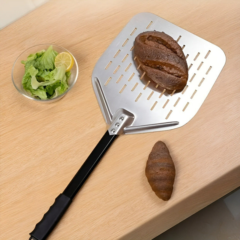 Pala Para Pizza Espatula Pizza Pala De Pizza Perforada 30cm Plateado