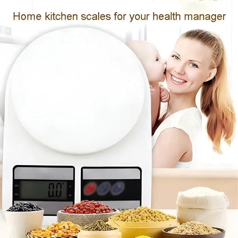 Balanza De Cocina Digital Genérica Sf-400 Blanca Blanco