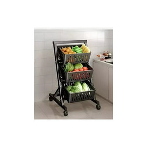 Estante Modular Organizador Cocina De Verduras 177 Estante Extraíble Despensa Carro De Almacenamiento Frutas