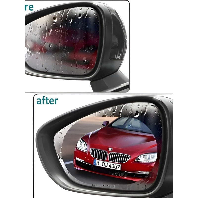 X2 Lamina Antiempañante Laminas Adhesiva Espejo Retrovisor