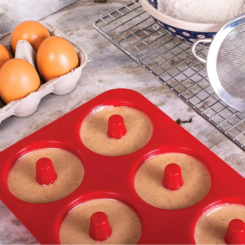 Moldes Silicona Donas Moldes De Silicona Donuts Molde Dona Naranja