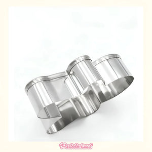 Set 4 Cortador Galletas Navidad Molde Galleta De Jengibre Gris Claro