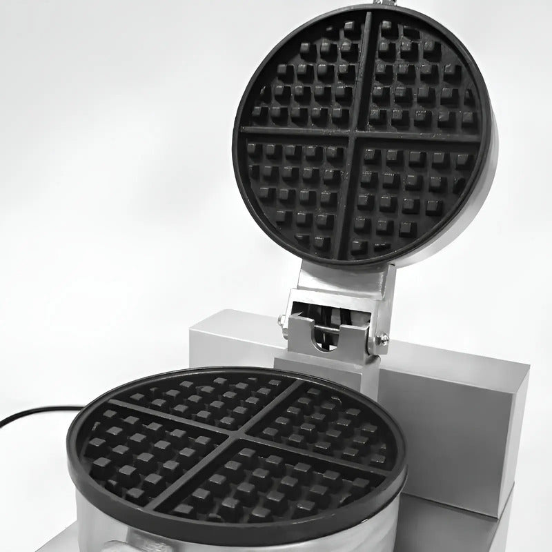 Waffles Maquina Para Waffles Waflera Grande Wuafleras 1200w Gris