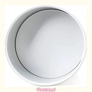 Molde De Aluminio Para Torta Molde Desmontable Molde 26x10cm Molde Redondo De Aluminio Fondo Desmontable Moldes Redondos... Plateado