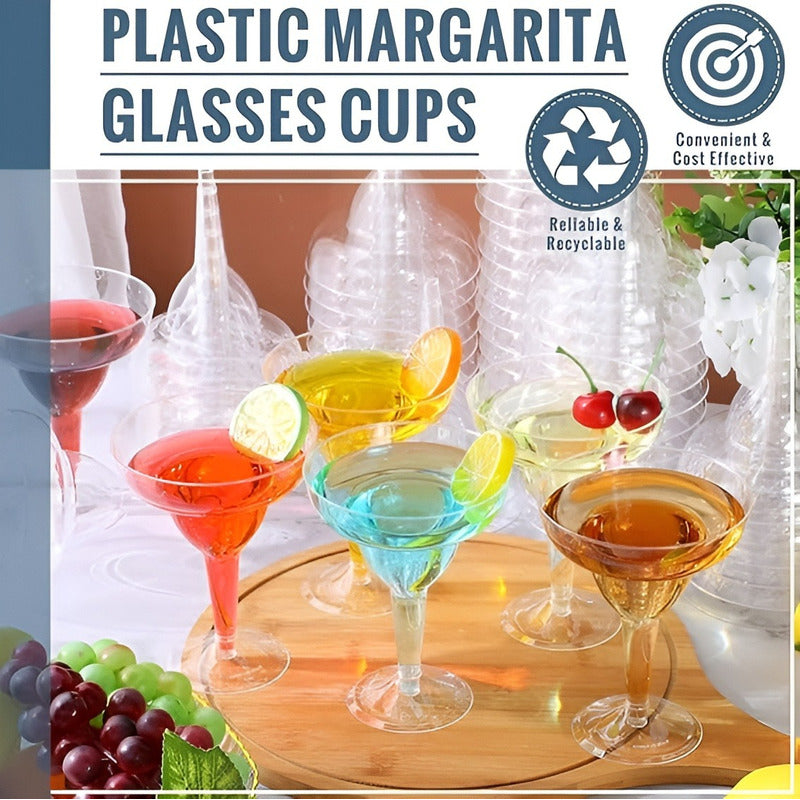 Set 10 Copas Margarita Copas Acrilico Copas Coctel 8oz/240ml Transparente