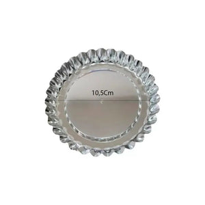 12 Molde De Tartaleta Molde Tarta Molde Mini Pie Fija 10,5cm Gris Claro