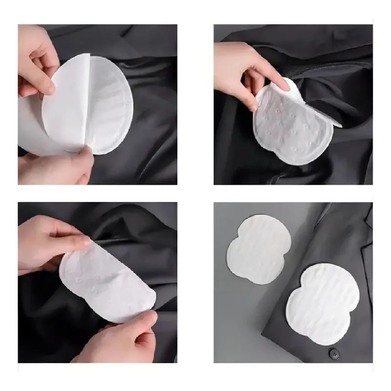 X10 Parches Protectores Piel Antitranspirantes Axilas Polera Antitranspirantes Protectores Dérmicos Protectores Antisudorales Antisudorales Para Axilas Protectores De Axilas Pasteleriuscl Blanco