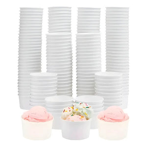 200 Vasos Polipapel Pote Helado Vasos Desechables Helado 4oz Vasos Polipapel Desechables Vasos Para Helado Postre Vasos Papel Helado Vaso Desechable Polipapel Vasos Papel Helado Pote Pasteleriuscl