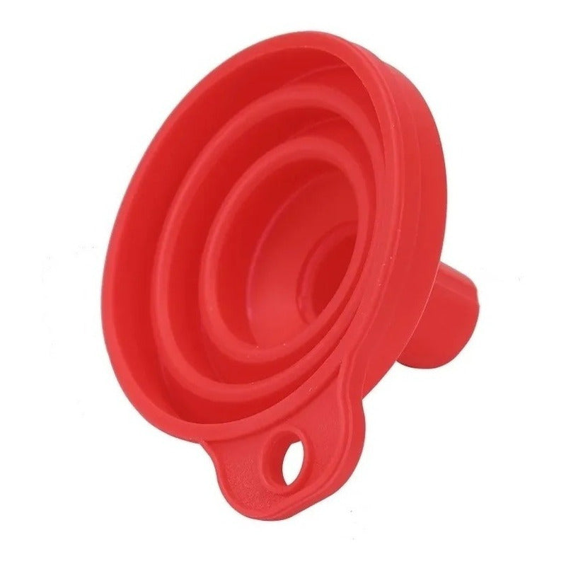 Pack X10 Embudo Plastico Embudo De Silicona Plegable Embudo