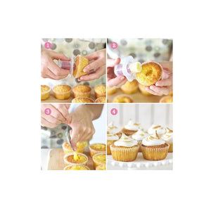 Saca Bocado Para Cupcake Descorazonador Ahuecador Cupcake Sacabocado Para Reposteria Saca Bocado Reposteria Articulos De Reposteria Pasteleriacl