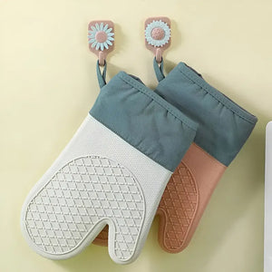 Guante Silicona Para Horno Toma Olla Guantes Cocina 27 Cm Color Multicolor Guantes Silicona 27cm