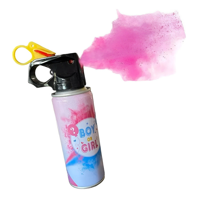 Extintor Revelacion Genero Extintor Spray Humo Color 110grs Rosa