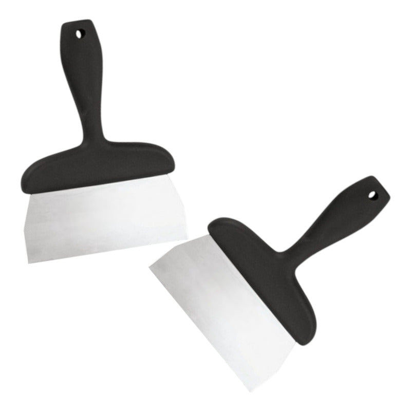 X2 Espatula Reposteria Raspador De Chocolate Termostato 20cm Negro / Espatula Raspador Chocolate 20cm