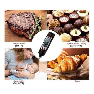Pack X2 Termómetro De Horno 050 + Termometro Digital 014 Termómetro Electrónico Para Alimentos Multifuncional Para Temperaturas Temperatura De Horno Monitoreo De Parrilla Termómetro Pasteleriuscl