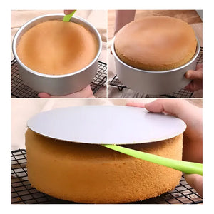 Moldes De Aluminio Desmontable Pastelería Cl 26cm Color Gris