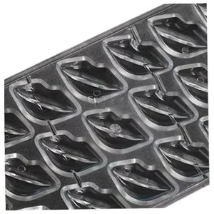Molde Chocolate Acrilico Molde De Chocolate Molde De Beso Gris Claro