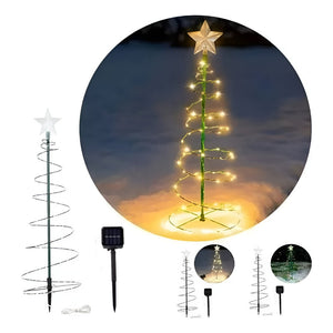 Arbol Navidad Led Estaca Luz Solar Arbol Solar Navidad 80cm