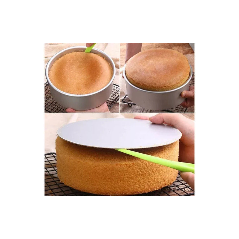 Moldes De Aluminio Para Tortas Molde Desmontable Moldes 26cm Gris
