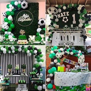 Arcos De Globos Decoracion Globos Verde Globos Futbol 94pcs