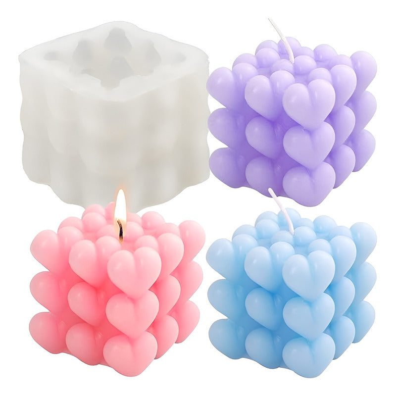 Molde Para Velas Moldes Para Hacer Velas Corazon Molde Vela Molde Vela Corazon 3d
