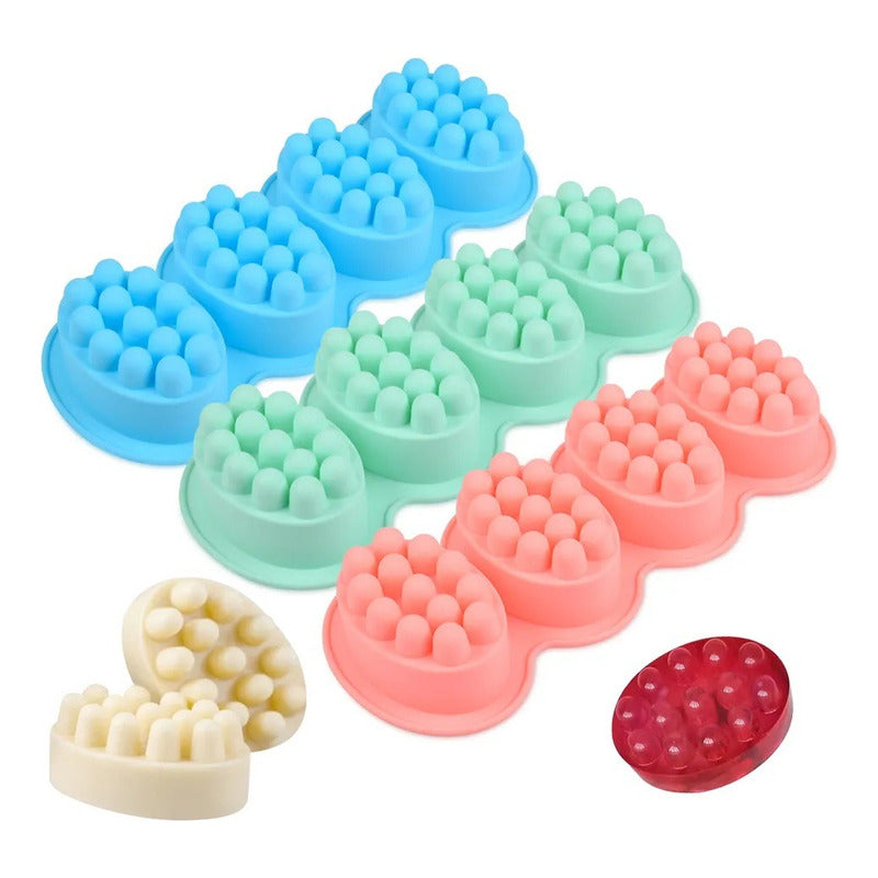 Moldes Silicona Molde De Silicona Jabon Molde Jabon 4redondo