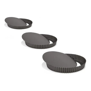 Pack3 Moldes Desmontables Molde Desmontable Tarta 20 24 26cm Gris Claro