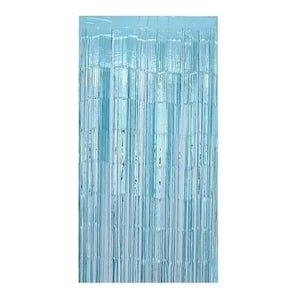 Guirnalda Cortina Metálicas Cortina De Cumpleaños Decoracion Azul 101071